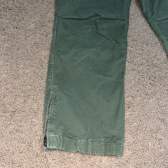 Nili Lotan Military Cropped Pants Camo Green 10 - Picture 8 of 11